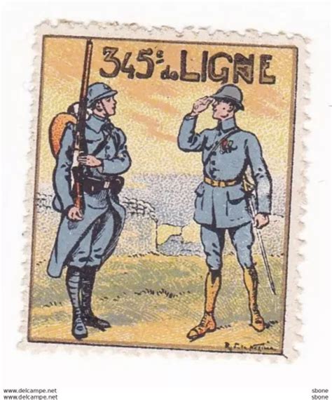 Vignette Militaire Delandre Me R Giment D Infanterie Eur