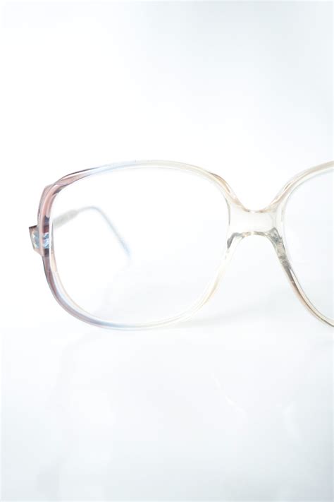 Oversized 1980s Avant Garde Eyeglasses Retro Made In France Etsy