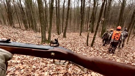 Deer Drives In Pennsylvania Flintlock Muzzleloader Youtube