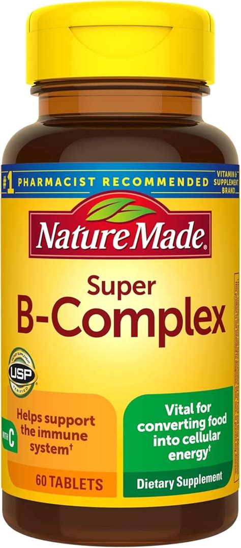 Amazon Nature Made Super B Complex With Vitamin C And Folic Acid