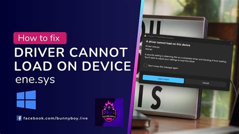 Fix A Driver Cannot Load On This Device On Windows 10 11 Ene Sys