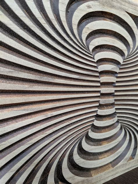 10x12 Optical Illusion Wood Carving Illusion Artwork Etsy Australia