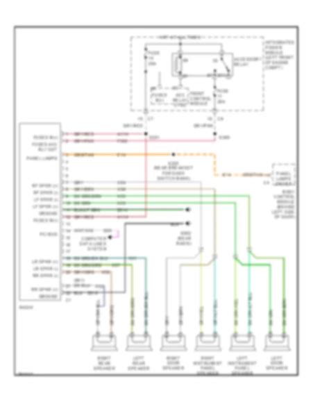 Radio Dodge Grand Caravan Se 2007 System Wiring Diagrams Wiring Diagrams For Cars