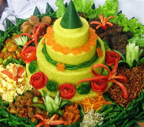 Resep Dan Cara Menghias Nasi Tumpeng