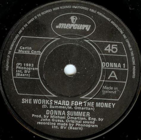 Donna Summer - She Works Hard For The Money (1983, Vinyl) | Discogs