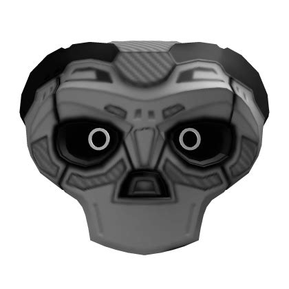 White Cyberpunk Skull Mask Roblox Item Rolimon S