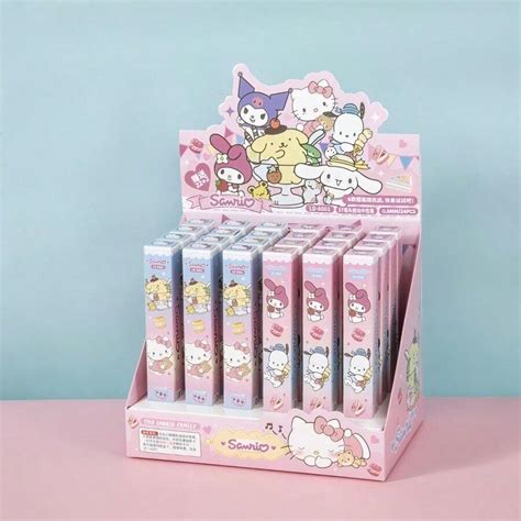 Sanrio Pi Ce Stylo Neutre Avec Empreinte De C Ur De La Fille Melody