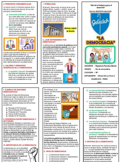 La Democracia PDF | PDF | Democracia | Ideologías políticas 
