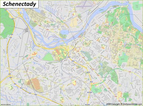 Schenectady Map | New York, U.S. | Discover Schenectady with Detailed Maps