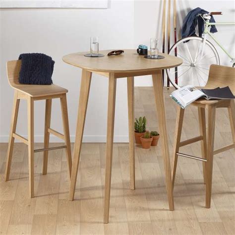 Table De Bar Style Scandinave En Bois Massif Fabrication Fran Aise