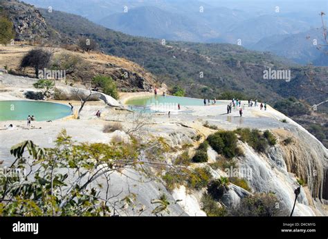 The mineral springs of Hierve el Agua give way to the "petrified ...