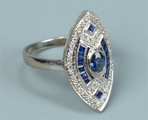 Lot 801: Two Art Deco style Rings | Case Auctions