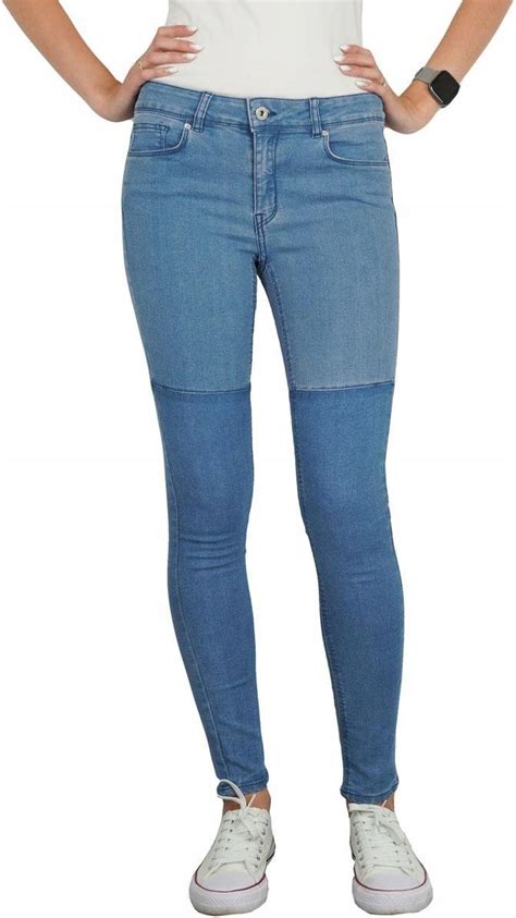 H M Damskie Jeansowe Odcinane Spodnie Jeansy Skinny Rurki Jeans L