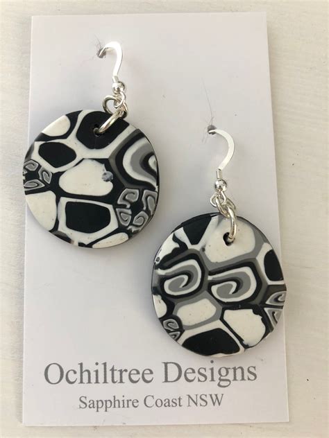 Polymer Clay Earrings By Ochiltreedesigns On Etsy Polymer Clay