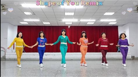 Shape Of You Remix Line Dance YouTube