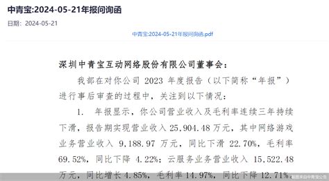 净利连亏！中青宝再度收函 已连续10年年报被追问中青宝新浪财经新浪网