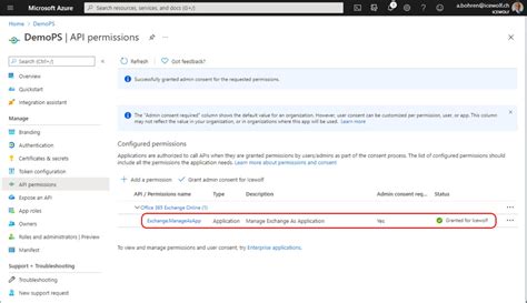 Exchange Online PowerShell V2 Authentication With App In AzureAD