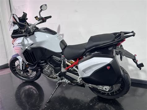 2023 Ducati Multistrada V4S Iceberg White Spoked Wheels Next Ride LLC