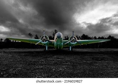 Lockheed Hudson Bomber Rests Open Field Stock Photo 2196019827 ...