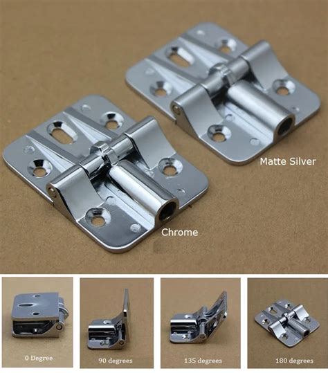 2Pcs Lot 0 90 135 180 Degrees Adjustable Lid Flap Folding Door Hinge