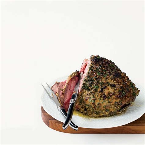 Roast Leg of Lamb with Red Wine Sauce Recipe - Stu Stein