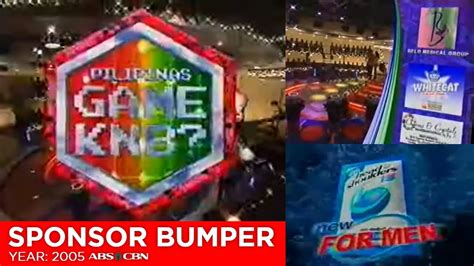 PILIPINAS GAME KNB SPONSOR BUMPER SNIPPET 2005 YouTube