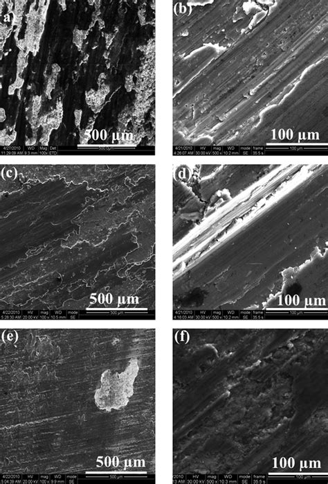 SEM Micrographs Of The A Bare WCCo Pin And B The Corresponding