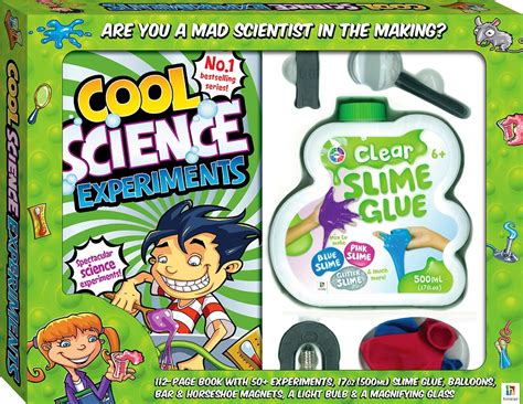 Cool Science Experiments Kit with Slime Glue - Science Kits - Colouring & Activity - Children ...