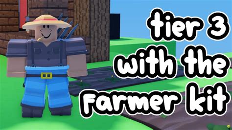 Tier 3 Without Leaving The Island How Long Does It Take Roblox Bedwars Farmer Kit Youtube