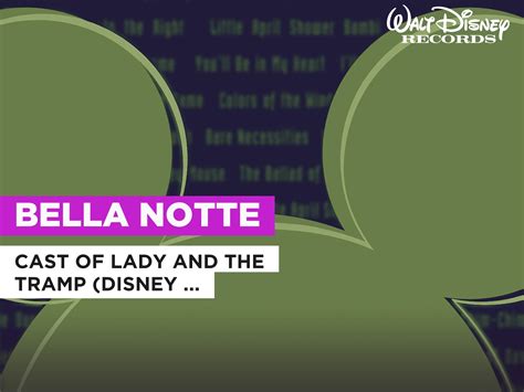 Prime Video Bella Notte In The Style Of Cast Of Lady And The Tramp