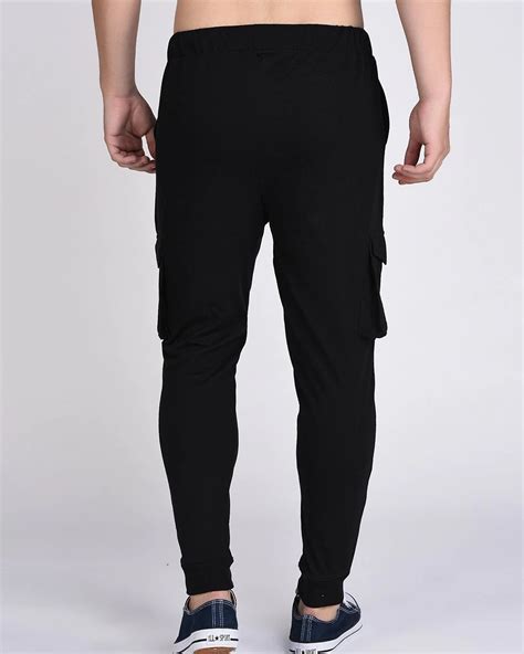 Buy Mens Black Casual Joggers Online At Bewakoof