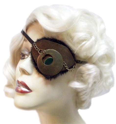 Eclipse Victorian Steampunk Aviator Eye Patch Monocle