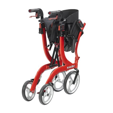 Drive Medical Nitro Duet Dual Function Transport Wheelchair And