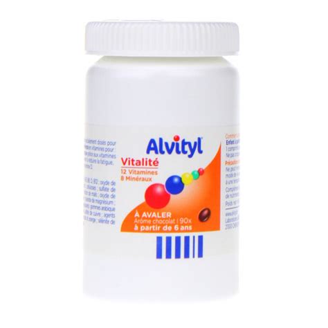 Alvityl Vitalité 90 Comprimés Boost Forme Et Équilibre