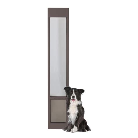PetSafe Freedom Aluminum Patio Panel Sliding Glass Pet Door, Bronze