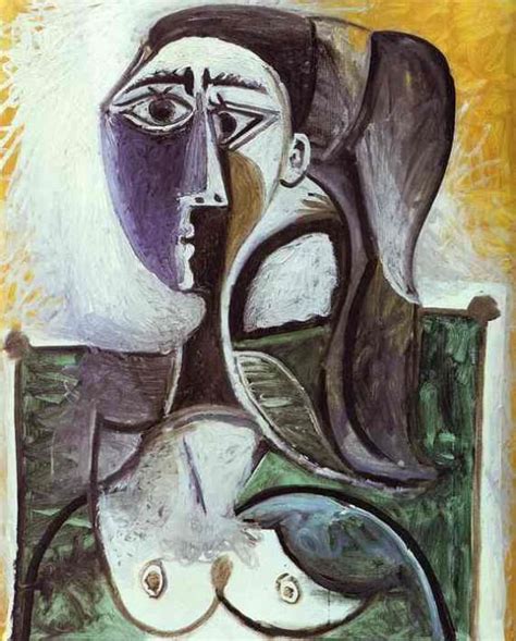 Portrait Dune Femme Assise Pablo Picasso Period Of