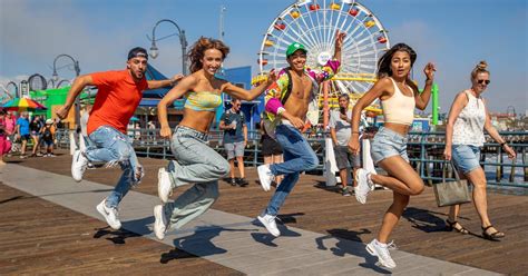 Shuffle Dance Influencers Stop Traffic From Rodeo To Hollywood Los