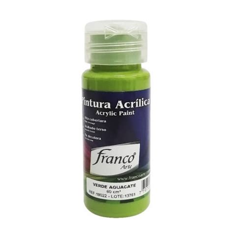 PINTURA AL FRIO FRANCO X60 ML VERDE AGUACATE 30