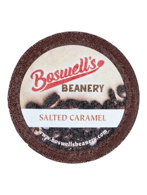 Salted Caramel K Cups 6 Pack Boswells Beanery