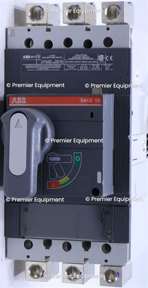 Abb Sace S S H D A Vac Vdc Pole Disconnect Unit