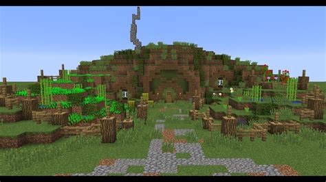 Building With Grian Hobbit Hole Youtube