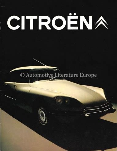 1969 CITROEN D SERIES PROGRAMM PROSPEKT NIEDERLÄNDISCH