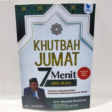 Jual Khutbah Jumat Menit Edisi Revisi Kh Marzuqi Mustamar Shopee