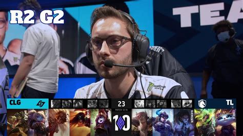 TL Vs CLG Game 2 Round 2 Playoffs S12 LCS Summer 2022 Team Liquid