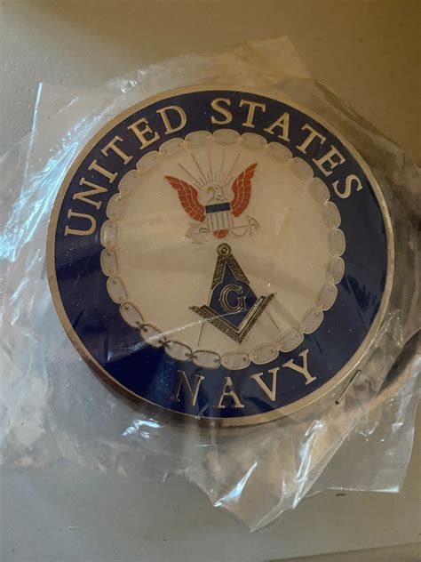 United States Navy Car Emblem Etsy