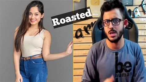 Carryminati Roasted Jannat Zubair Part 1 Riyaz Aly Roasted Tiktok