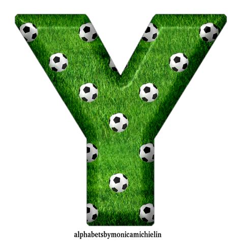 M Michielin Alphabets Ball Soccer Football Sport Alphabet Alfabeto