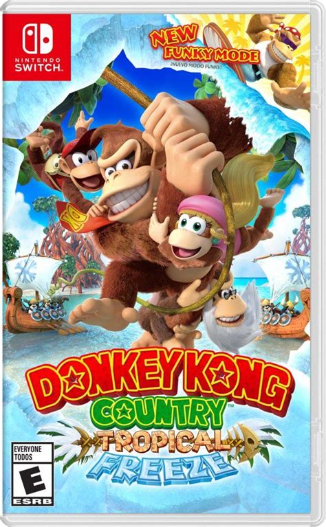 Switch Donkey Kong Tropical Freeze Cover New Funky Mode Know Your Meme