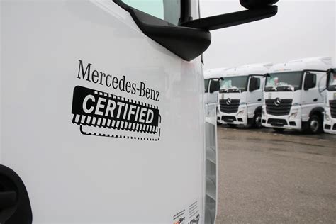 Mercedes Benz Lkw F Hrt Mit Mercedes Benz Certified Neues Label F R