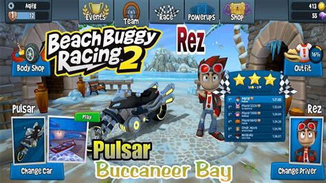 Beach Buggy Racing Driver Rez Car Pulsar Arena Buccaneer Bay